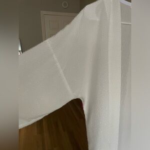 NWOT abaya/kimono white sparkly size XS/S